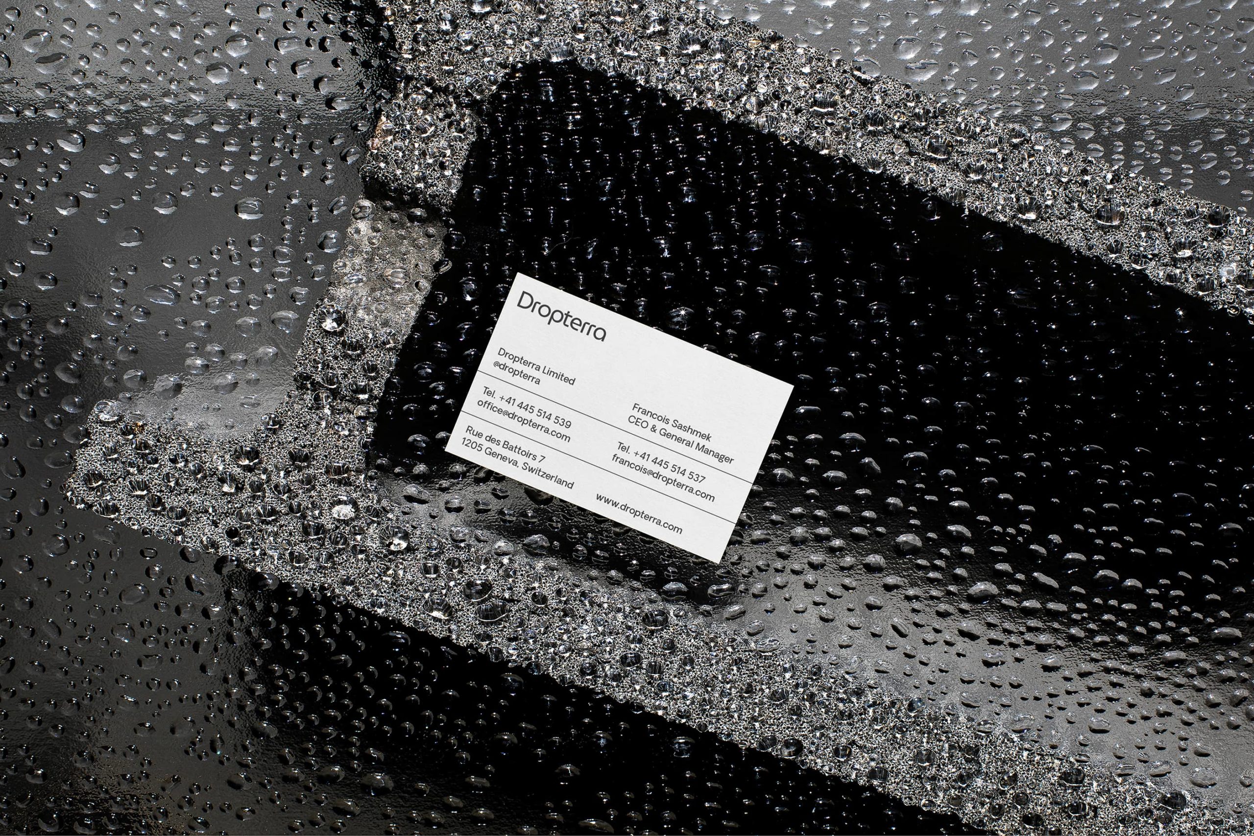 Dropterra business card