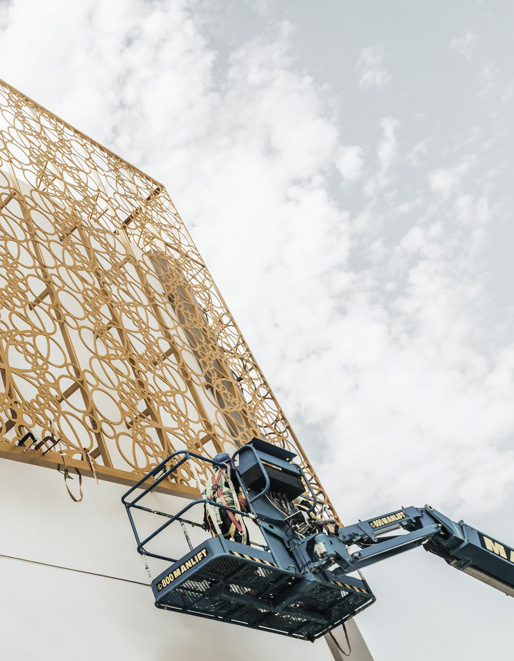 Abiya panels installation WIP