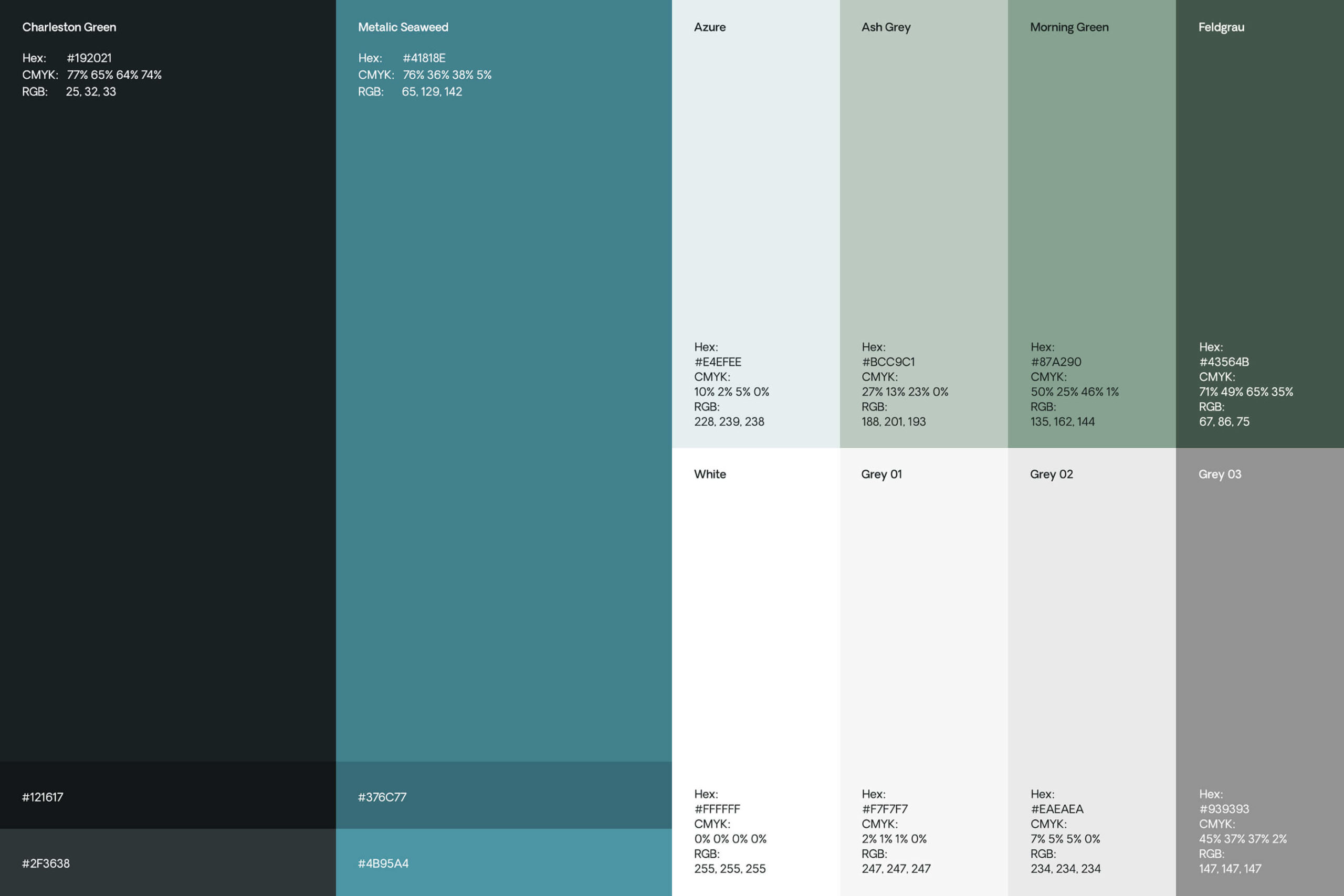 Dropterra color palette