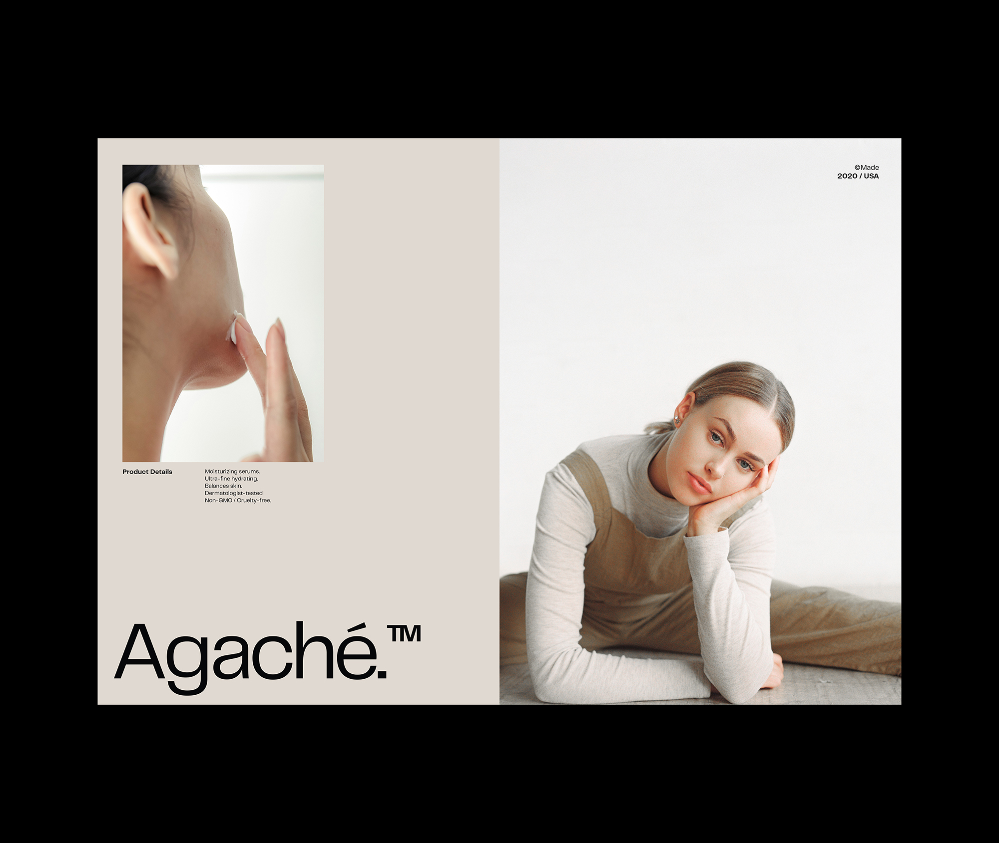 Agache booklet design