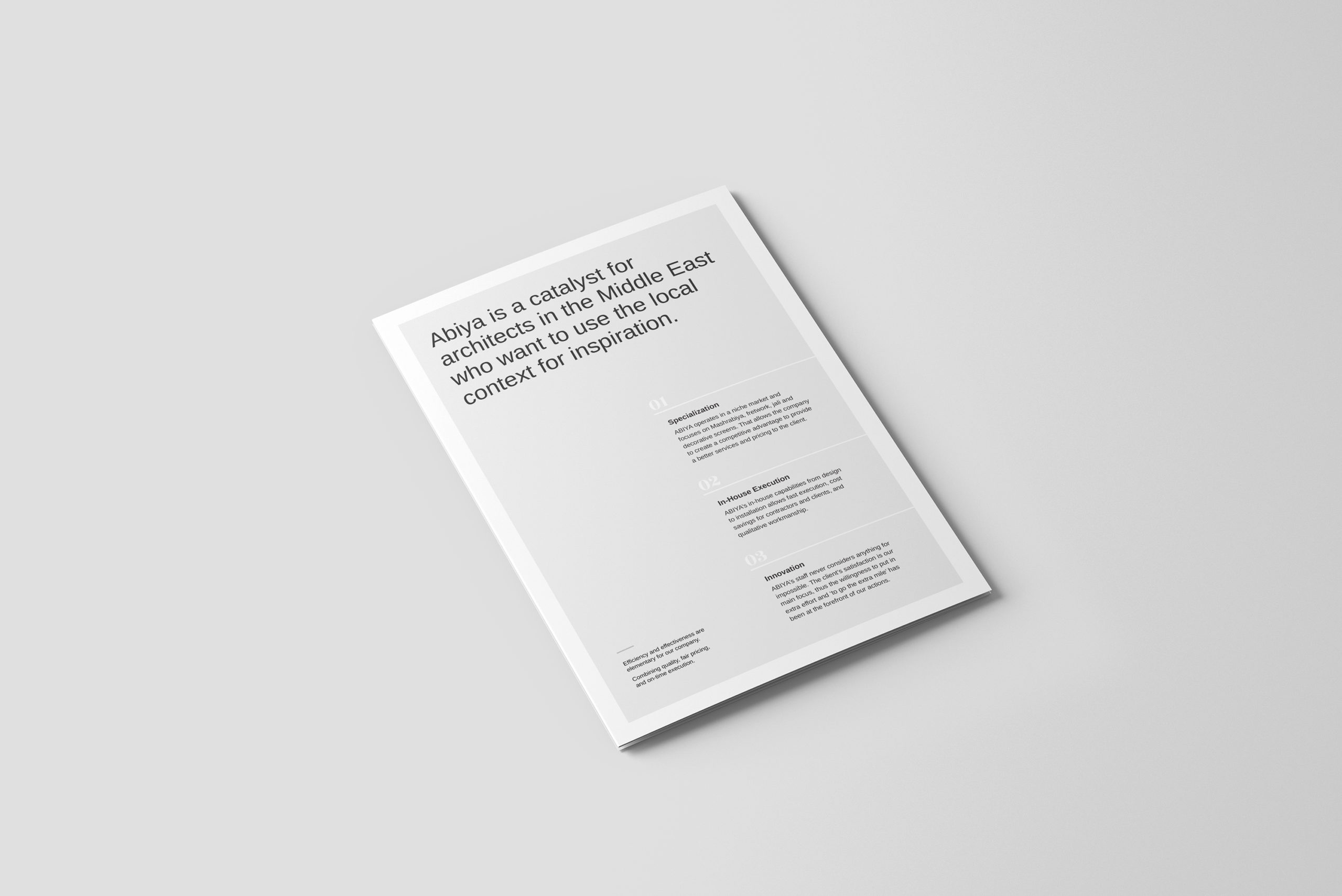 Abiya company profile page