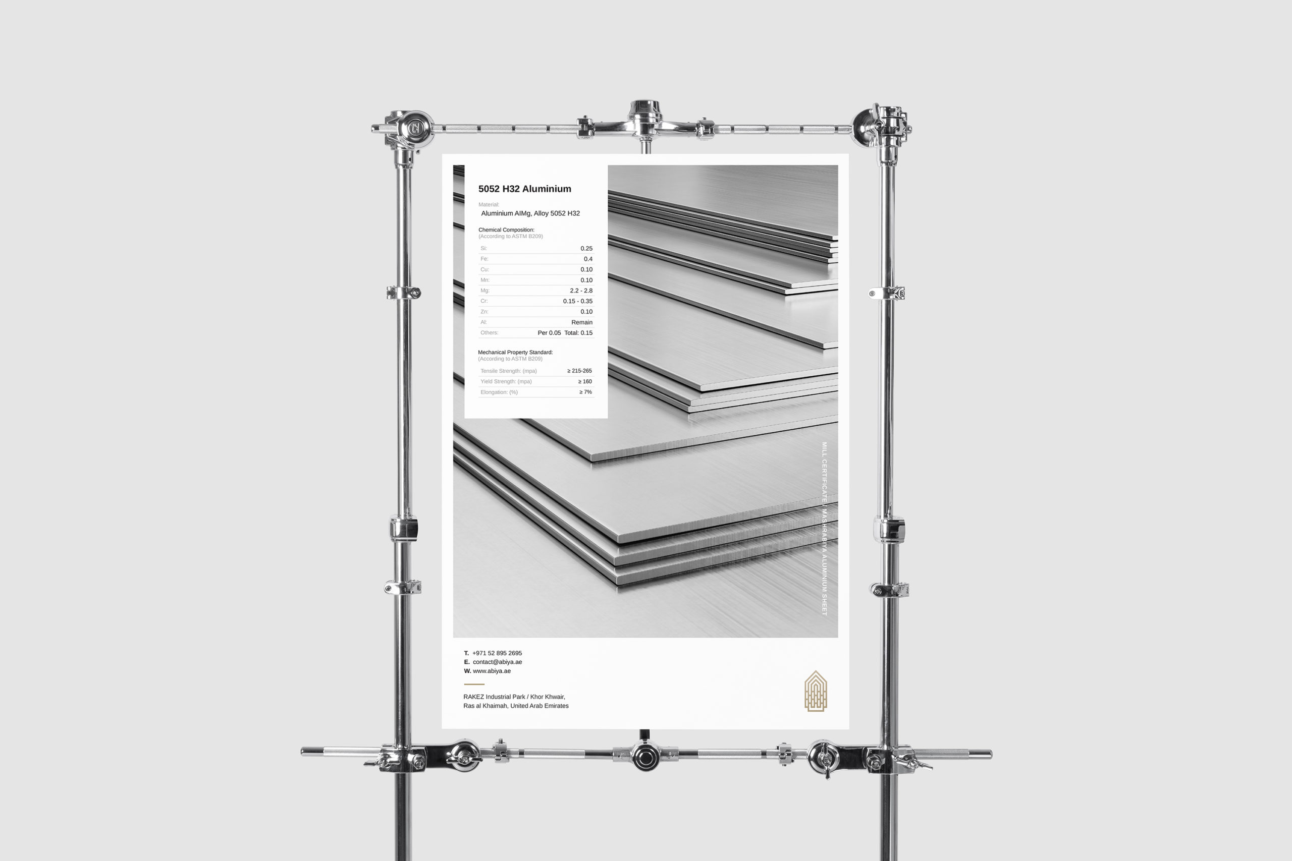 Abiya material specifications page