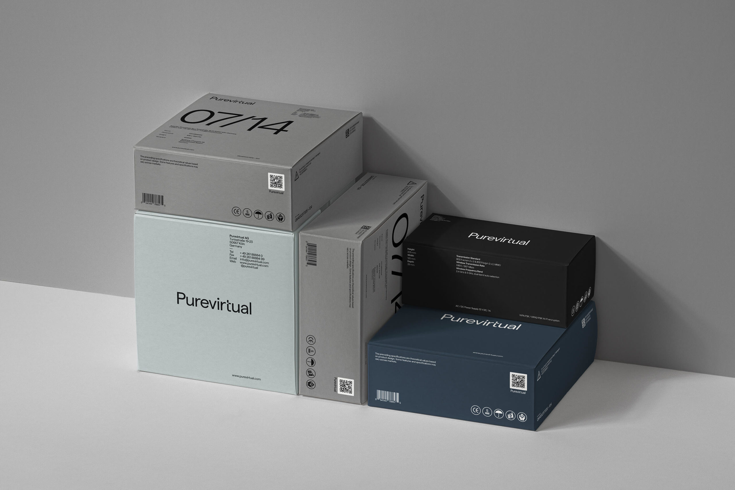 Purevirtual packaging