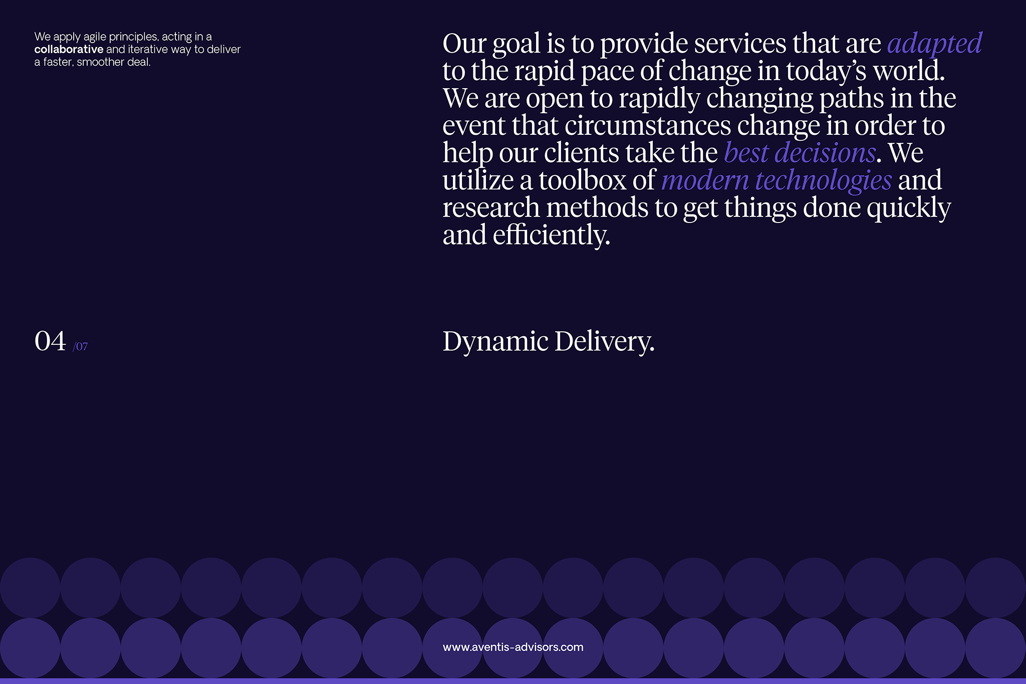 Aventis core values presented