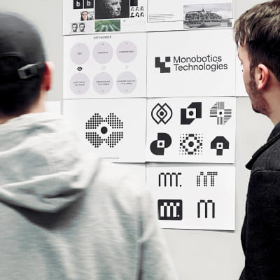 Alphamark project exploration wall