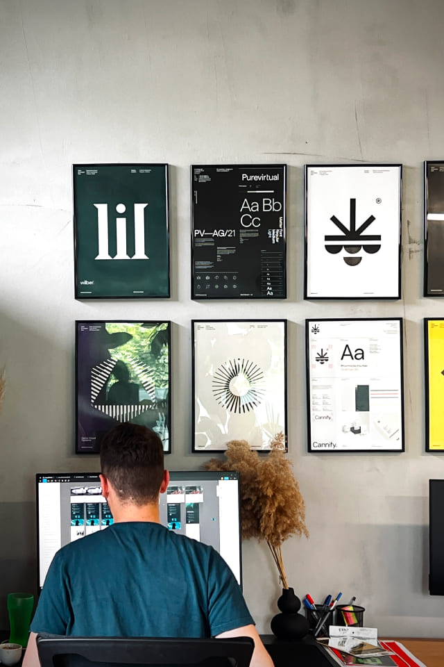 Alphamark posters wall