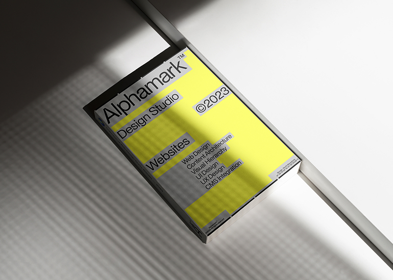 Alphamark poster