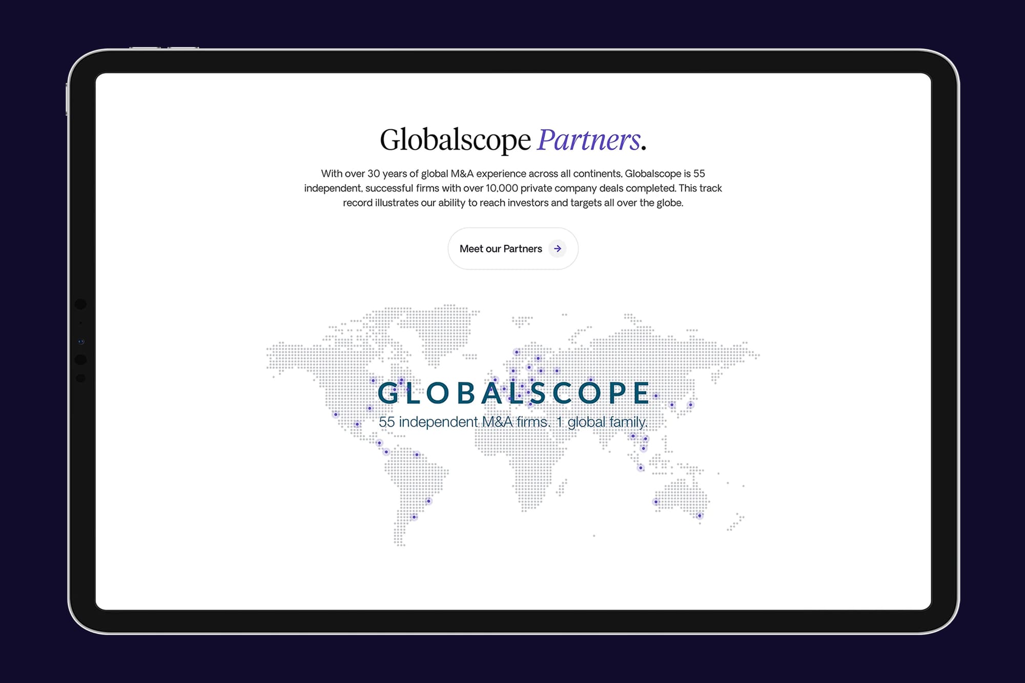 Aventis globalscope partnership section